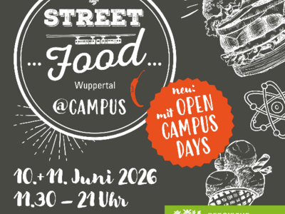 Plakat zum Streetfood@Campus-Festival