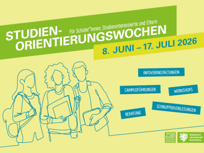 Plakat zu den Studienorientierungswochen